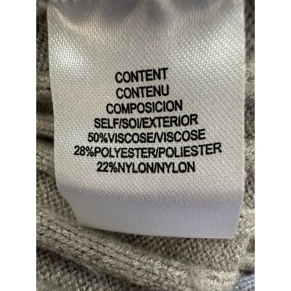 WAYF x BFF Hollie Long Sleeve Sweater Dress Gray | Size S - Picture 6 of 10